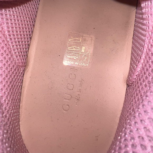 GUCCI X SEGA Calfskin Flashtrek Military Oatmeal Carmine Rose Ardesia USED! - Picture 10 of 13